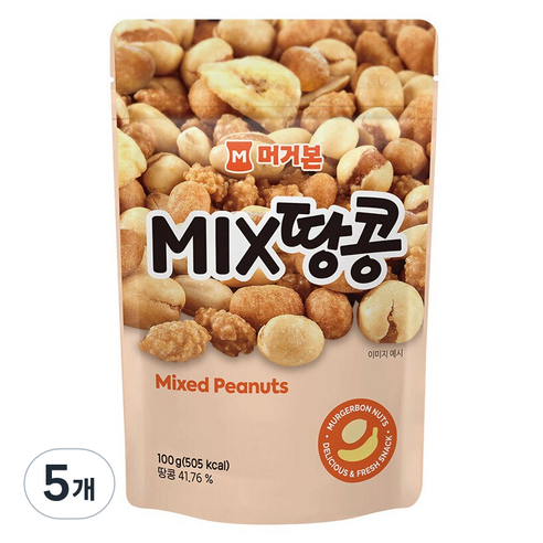 머거본 믹스땅콩, 100g, 5개