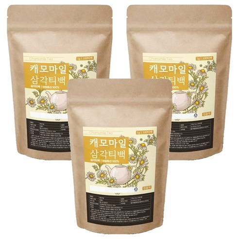 조은약초 캐모마일 삼각티백, 1g, 100개입, 3개