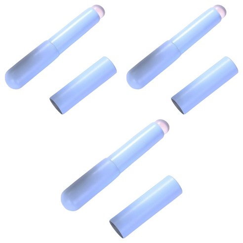 뷰티고메 실리콘 립 브러쉬, 3개, 블루