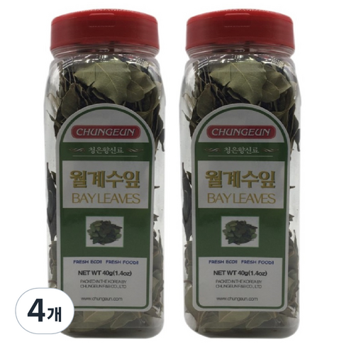 청은 월계수잎, 40g, 4개