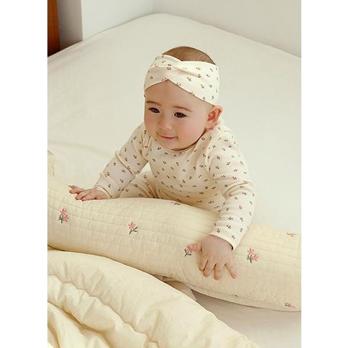 asomn 100%純棉嬰幼兒人物刺繡抱枕