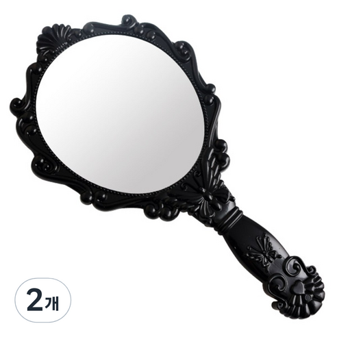 세븐스타 라비나거울 대, 블랙, 2개