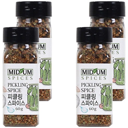 피클링 스파이스 오이피클 향신료, 60g, 4개