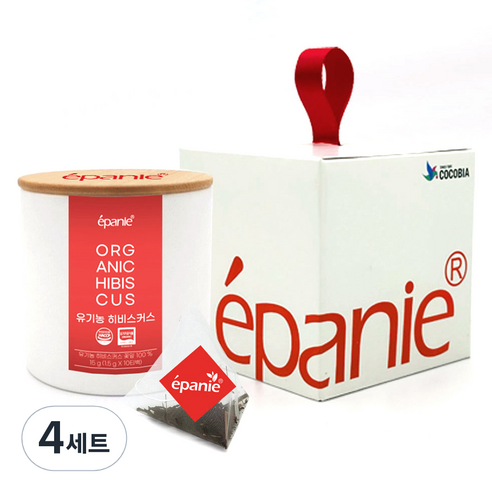 에빠니 유기농 히비스커스 허브차 선물세트, 4세트