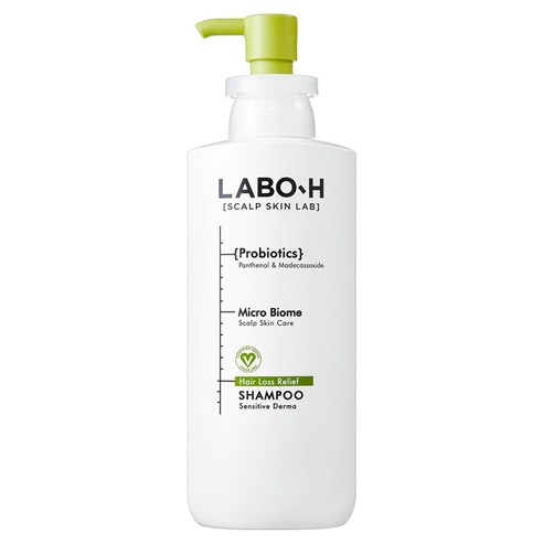 [비건라이프] 라보에이치 프로바이오틱스 탈모 완화 민감더마 샴푸, 400ml, 1개