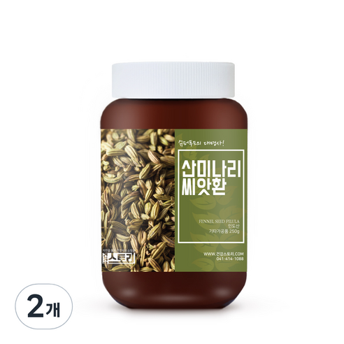 건강스토리 산미나리 씨앗 환, 2개, 250g