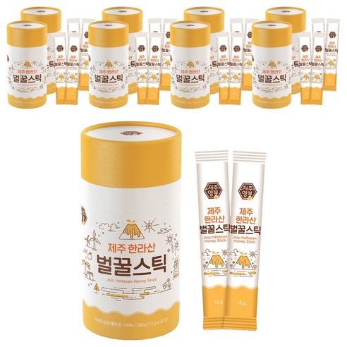 제주 한라산 벌꿀스틱 7호 30p, 360g, 9개