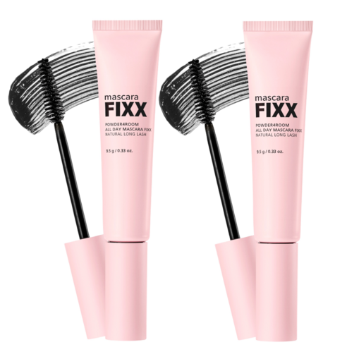 쏘내추럴 올 데이 픽스 마스카라 9.5g, 블랙, 2개