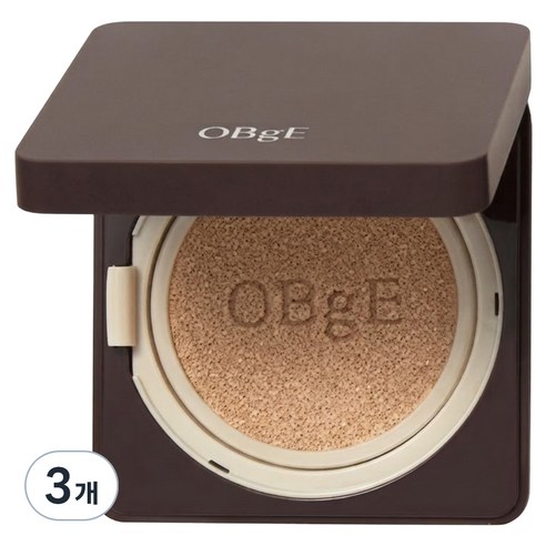 OBge 퍼펙트 옴므 쿠션 SPF50+ PA+++ 15g, 2호 베이지, 3개