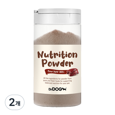 닥터독 강아지 영양 파우더 70g, 소간, 2개