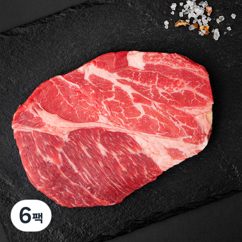 푸드랩플러스 호주산 곡물 척아이롤 구이용 (냉장), 200g, 6팩