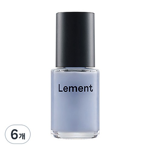 르멘트 컬러 네일 매니큐어, 41 슈슈블루, 14ml, 6개