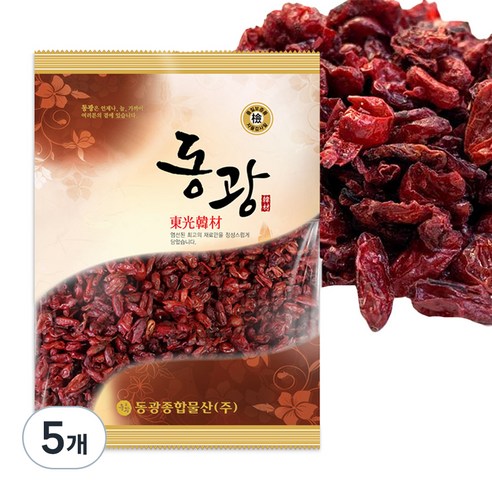 동광종합물산 산수유, 100g, 5개