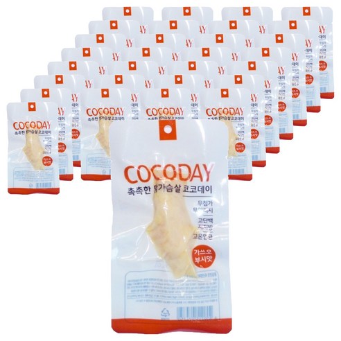마코펫 고양이 촉촉한 닭가슴살 코코데이 간식, 가쓰오부시맛, 20g, 60개