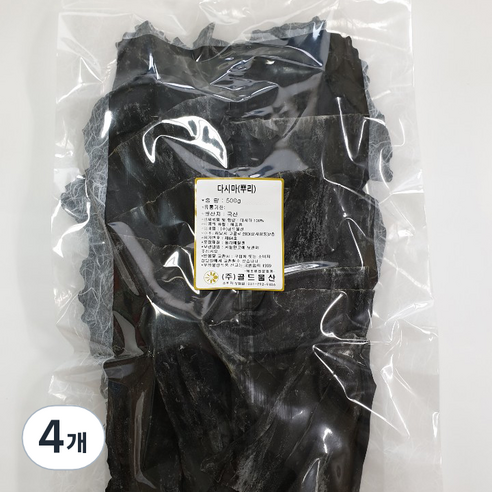 다시마(뿌리), 500g, 4개