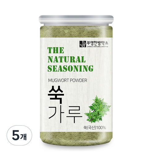 부영한방약초 쑥 가루, 130g, 5개