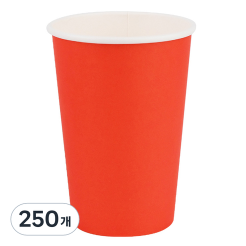 투고팩 다홍 종이컵 390ml, 250개