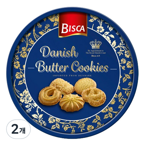 BISCA 대니쉬 버터쿠키, 908g, 2개