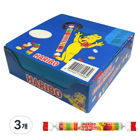 하리보 메가룰렛 젤리, 45g, 72개