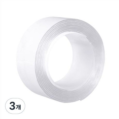 초강력 양면테이프 겔타입 3cm x 3m, 3개