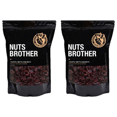 너츠브라더 건크랜베리 루비, 500g, 2개