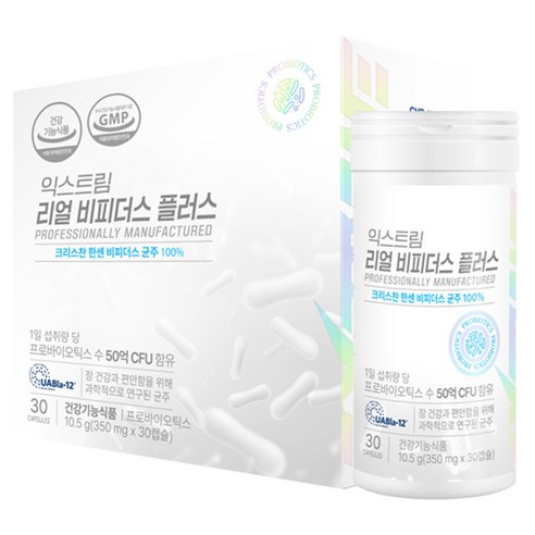 익스트림 리얼 비피더스 플러스 생유산균 10.5g, 1개, 30정