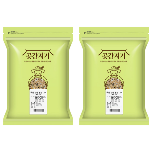 곳간지기 국산 일등 혼합 12곡, 1kg, 2개