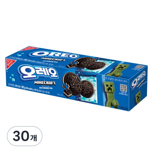 동서 오레오 화이트 샌드위치 쿠키, 100g, 30개