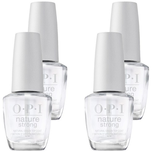오피아이 탑코트, 투명, 4개, 15ml