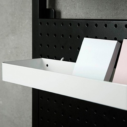 공간을 마법처럼 바꾸는 까사마루 매직 타공판 다용도 선반