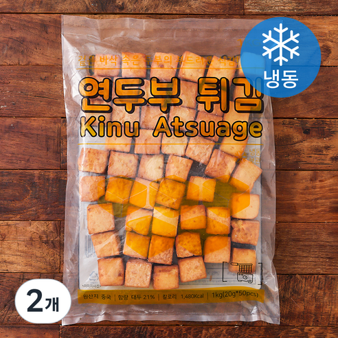 지엔씨푸드 연두부 튀김 (냉동), 1kg, 2개