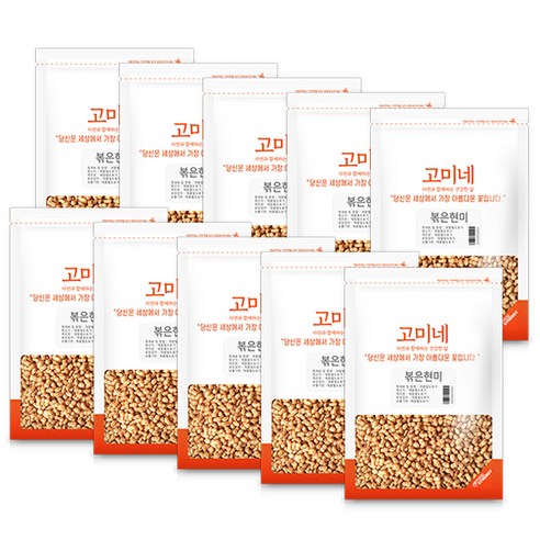 고미네 볶은 현미, 100g, 10개