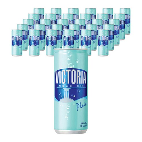 웅진빅토리아 탄산수 플레인, 250ml, 60개