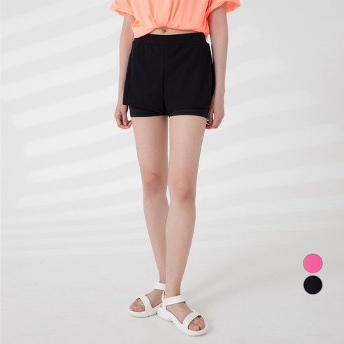 캐럿 여성용 투인원 보드 쇼츠