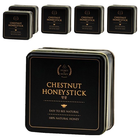 허니바이허니 허니스틱 밤꿀 15p, 150g, 6개