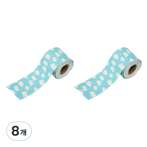요롬코롬 결로 물흡수 테이프 구름, 8개