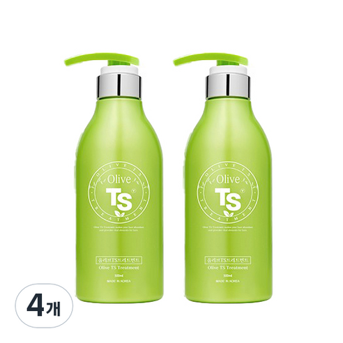 TS 올리브 헤어 트리트먼트, 500ml, 4개