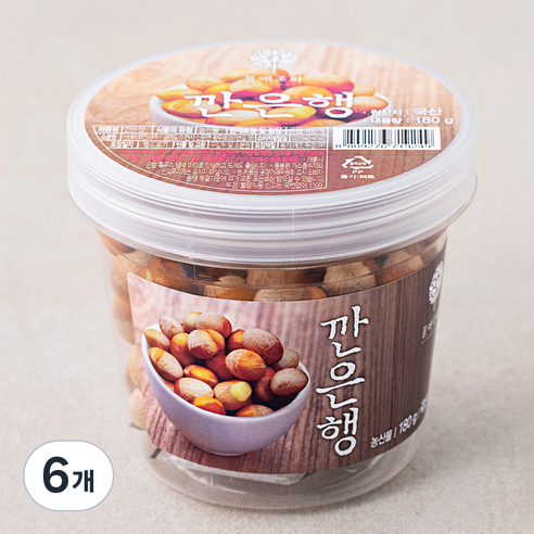 몸애조화 깐은행, 180g, 6개