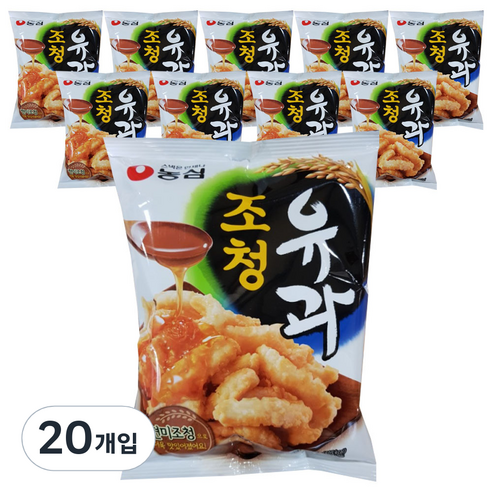 농심 조청유과, 96g, 20개입