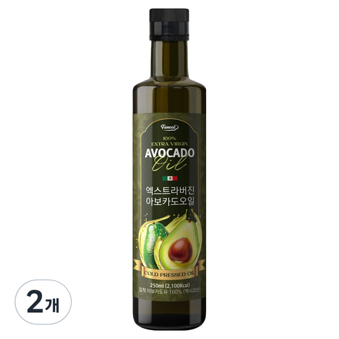 퍼니트 엑스트라버진 HASS 품종 아보카도오일, 2개, 250ml