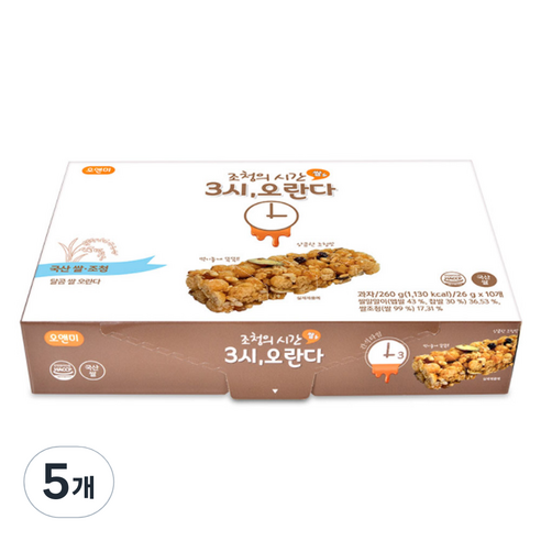 둥근마음 달곰 쌀 오란다 10p, 260g, 5개