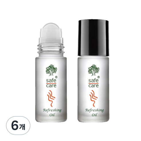 세이프케어 아로마 롤온 오일, 5ml, 6개