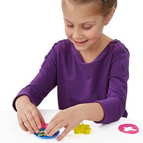 플레이도우 칼라도우 뉴 8팩: 아이들의 발달을 위한 다채로운 클레이