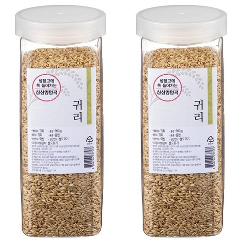 월드그린 싱싱영양통 국산귀리쌀, 2개, 900g