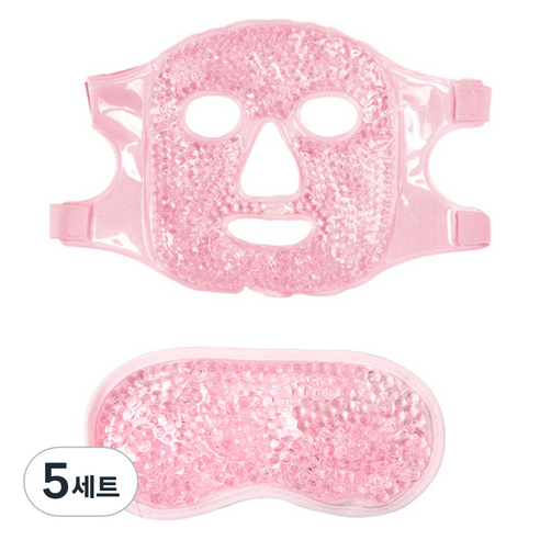 탑피아 시원한 쿨 안대 핑크 세트, 5세트