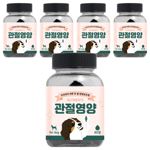 펫스토리 강아지 우리아이 하루 두 알 영양제, 5개