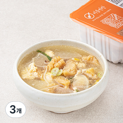 비움반찬 황태국, 500g, 3개