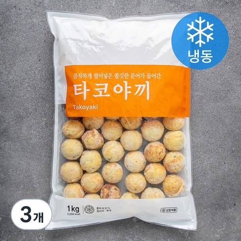 세미원 타코야끼 (냉동), 1kg, 3개