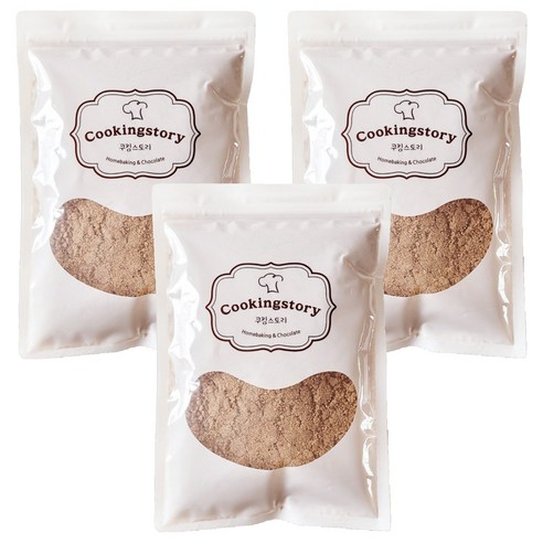 쿠킹스토리 머스코바도 비정제 사탕수수당, 3개, 800g
