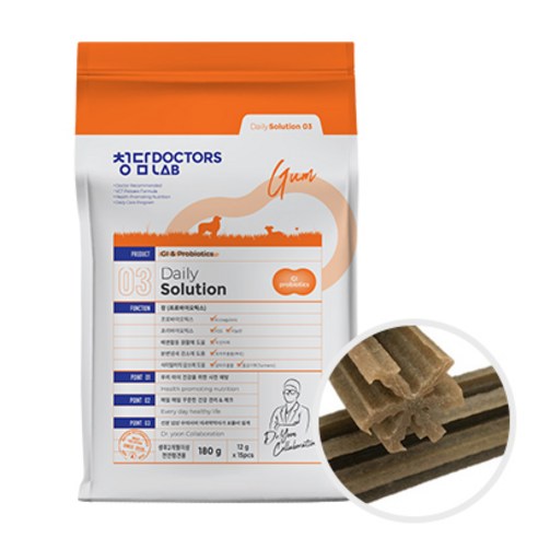 청담닥터스랩 덴탈껌으로 댕댕이 구강 건강 지키고 뽀뽀하세요!